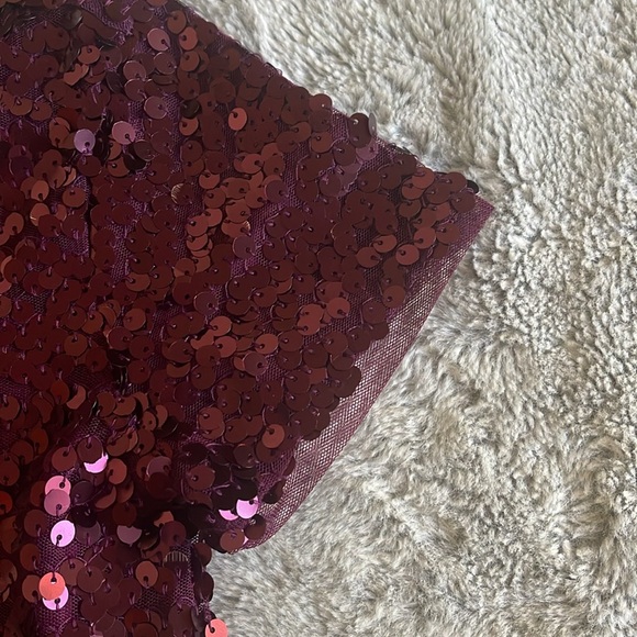 Gap plum Sequined A Line Dress size 6/7 special occasion
Holidays - Picture 3 of 7